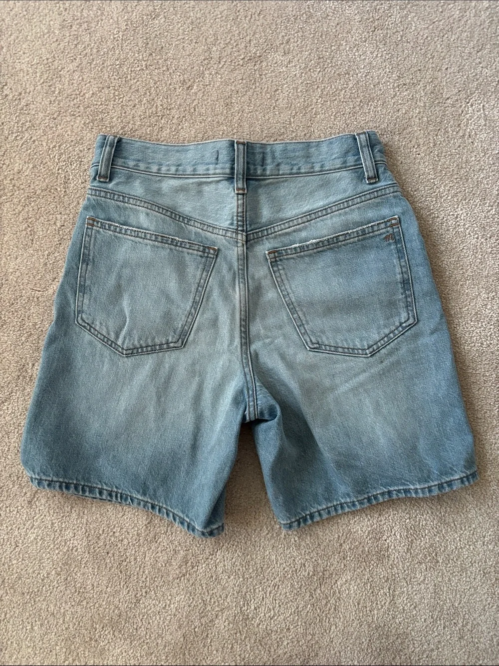 Madewell 100% Cotton Baggy Jean Shorts